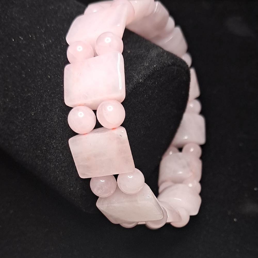Rose Quartz Stretch Bracelet